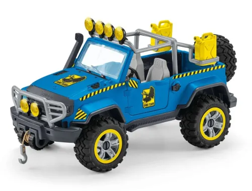 Schleich Dinosaurs 41464 : Voiture tout-terrain avec avant-poste Dino