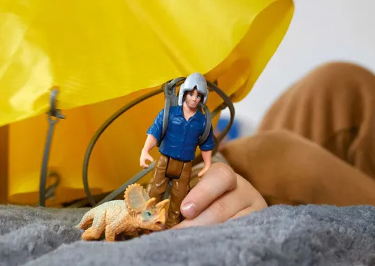 Schleich Dinosaurs 41471 : Sauvetage en parachute