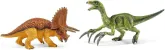 Schleich Dinosaurs 42217 : Tricératops et Thérizinosaure