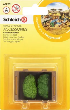 Schleich Wild Life 42239 : Kit de nourriture feuilles
