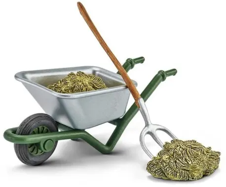 Schleich Farm World 42290 : Kit de nettoyage de l&#039;étable à la ferme