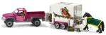 Schleich Horse Club 42346 : Pick-up avec Remorque pour Cheval