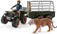 Schleich Wild Life 42351 : Quad avec remorque et ranger