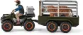 Schleich Wild Life 42351 : Quad avec remorque et ranger