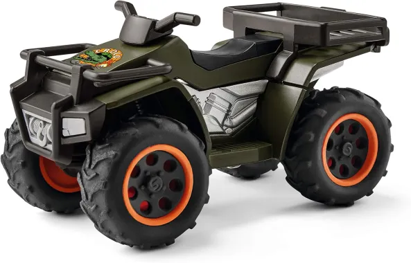 Schleich Wild Life 42351 : Quad avec remorque et ranger