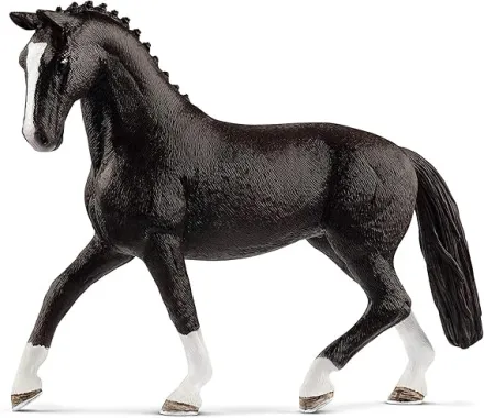 Schleich Horse Club 42358 : Cavalière de saut d&#039;obstacles avec cheval
