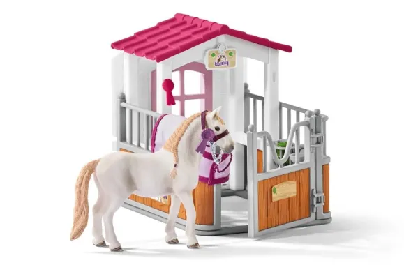Schleich Horse Club 42368 : Box avec Jument Lusitanienne