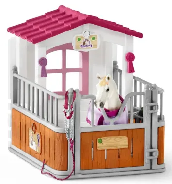 Schleich Horse Club 42368 : Box avec Jument Lusitanienne