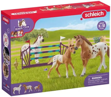 Schleich Horse Club 42433 : L’entraînement au concours d&#039;Horse Club Lisa
