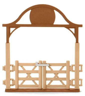 Schleich Horse Club 42434 : Pré pour chevaux avec portail