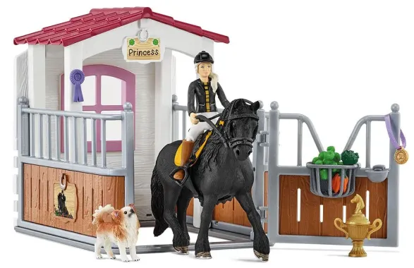Schleich Horse Club 42437 : Box pour chevaux Tori &amp; Princess