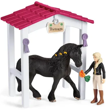 Schleich Horse Club 42437 : Box pour chevaux Tori &amp; Princess
