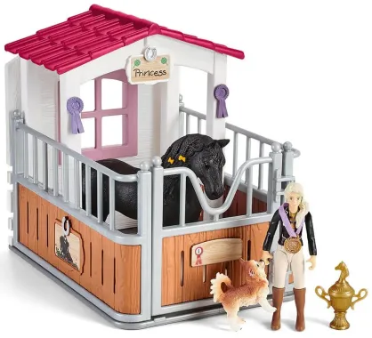 Schleich Horse Club 42437 : Box pour chevaux Tori &amp; Princess