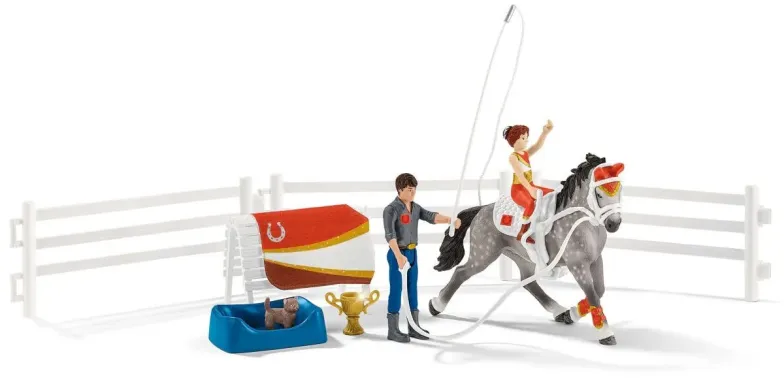 Schleich Horse Club 42443 : Kit de voltige équestre Horse Club Mia