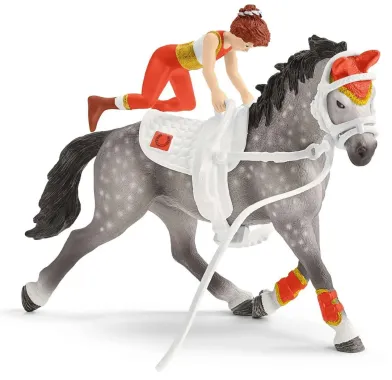 Schleich Horse Club 42443 : Kit de voltige équestre Horse Club Mia