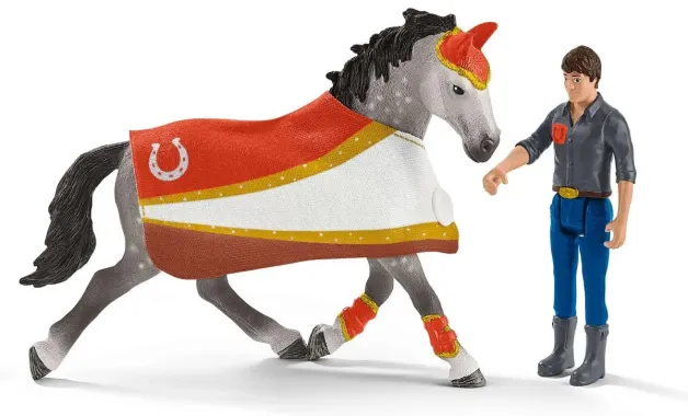 Schleich Horse Club 42443 : Kit de voltige équestre Horse Club Mia