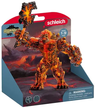 Schleich Eldrador Creatures 42447 : Golem de lave avec arme