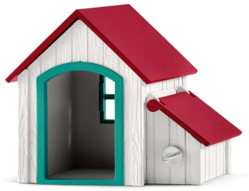 Schleich Horse Club 42458 : Enclos pour Chevaux d&#039;Hannah avec Chienne Ruby