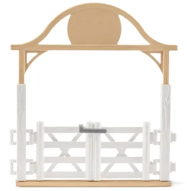 Schleich Horse Club 42458 : Enclos pour Chevaux d&#039;Hannah avec Chienne Ruby