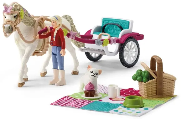 Schleich Horse Club 42467 : Calèche pour le spectacle équestre