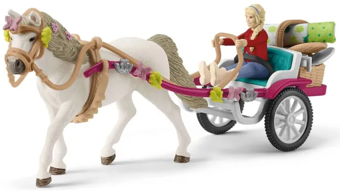Schleich Horse Club 42467 : Calèche pour le spectacle équestre