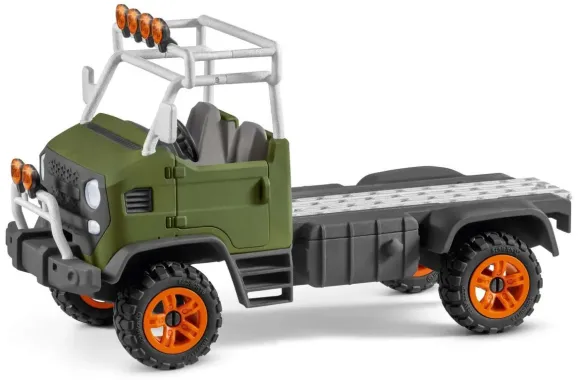 Schleich Wild Life 42475 : Gros camion sauvetage d’animaux