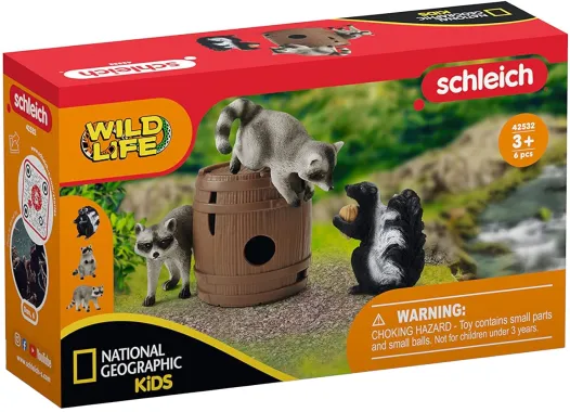 Schleich Wild Life 42532 : Jeux rigolos avec la noix (National Geographic)
