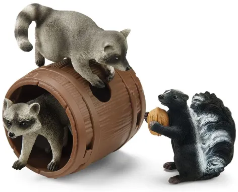 Schleich Wild Life 42532 : Jeux rigolos avec la noix (National Geographic)