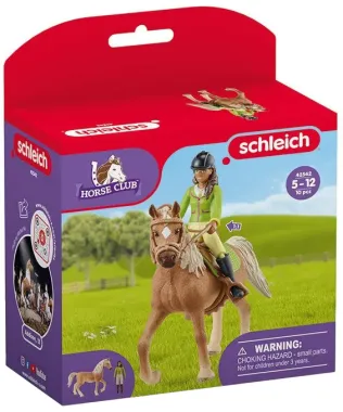 Schleich Horse Club 42542 : Horse Club Sarah &amp; Mystery