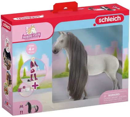 Schleich Horse Club Sofia&#039;s Beauties 42584 : Coffret cheval à coiffer Sofia &amp; Dusty - Sofia&#039;s Beauties