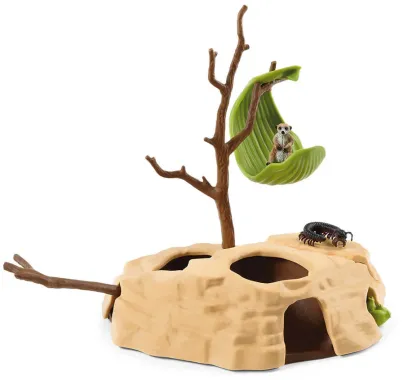 Schleich Wild Life 42595 : Rendez-vous des suricates