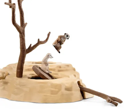 Schleich Wild Life 42595 : Rendez-vous des suricates