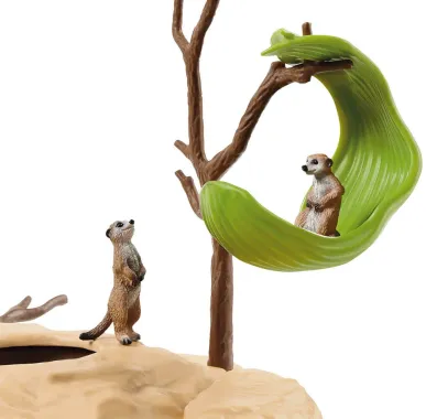 Schleich Wild Life 42595 : Rendez-vous des suricates