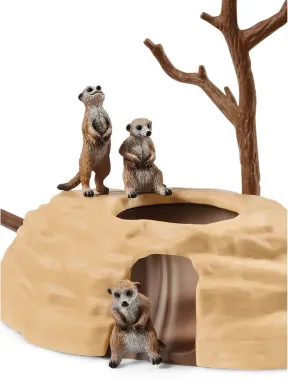 Schleich Wild Life 42595 : Rendez-vous des suricates