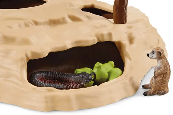 Schleich Wild Life 42595 : Rendez-vous des suricates