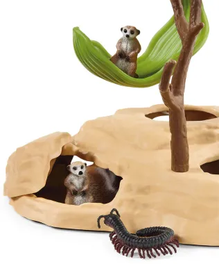 Schleich Wild Life 42595 : Rendez-vous des suricates