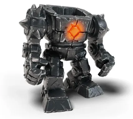 Schleich Eldrador Creatures 42597 : Cyborg des Ténèbres - Lave Eldrador Mini Creatures