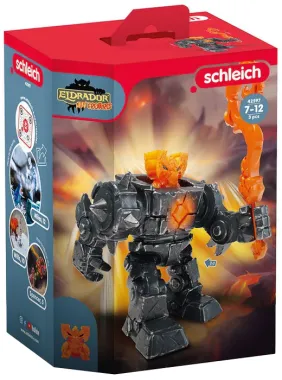 Schleich Eldrador Creatures 42597 : Cyborg des Ténèbres - Lave Eldrador Mini Creatures