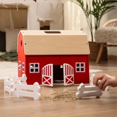 Schleich Farm World 42602 : Grande ferme en bois