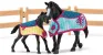 Schleich Horse Club 42611 : Box pour cheval avec Jument et Poulain