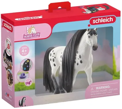 Schleich Horse Club Sofia&#039;s Beauties 42622 : Étalon Knabstrupper à coiffer
