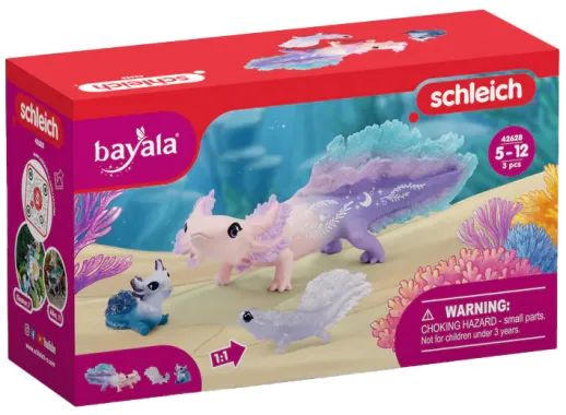 Schleich Bayala 42628 : Salamandre Axolotls