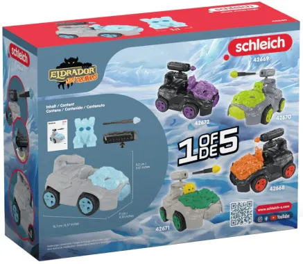 Schleich Eldrador Creatures 42669 : Crashmobile de Glace avec Mini Creature