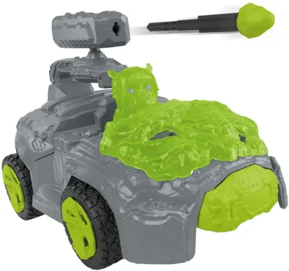 Schleich Eldrador Creatures 42670 : Crashmobile de Pierre avec Mini Creature