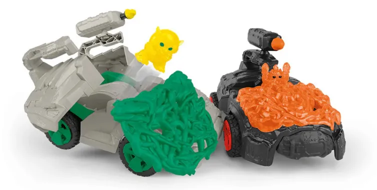 Schleich Eldrador Creatures 42671 : Crashmobile de La Jungle avec Mini Creature
