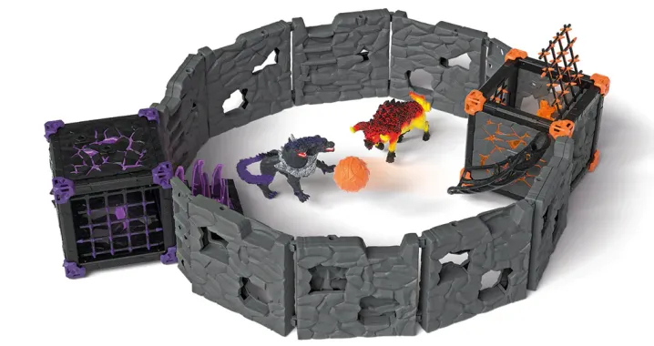Schleich Eldrador Creatures 42673 : BattleCave Arena: Lave vs Ténèbres