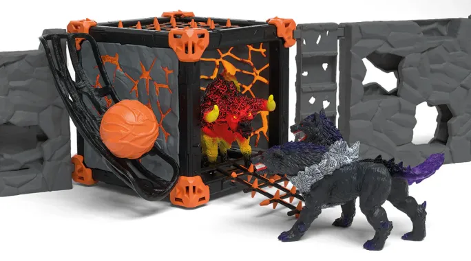 Schleich Eldrador Creatures 42673 : BattleCave Arena: Lave vs Ténèbres