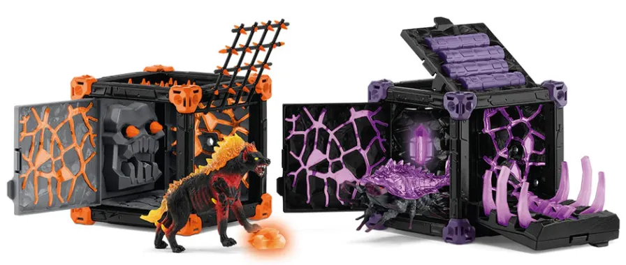 Schleich Eldrador Creatures 42673 : BattleCave Arena: Lave vs Ténèbres