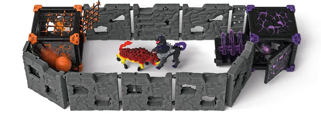 Schleich Eldrador Creatures 42673 : BattleCave Arena: Lave vs Ténèbres
