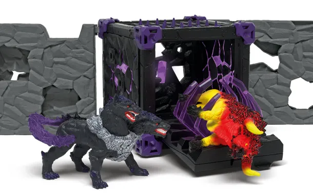 Schleich Eldrador Creatures 42673 : BattleCave Arena: Lave vs Ténèbres